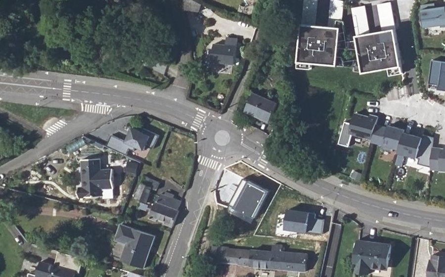Vue aérienne du Rue de la Garenne