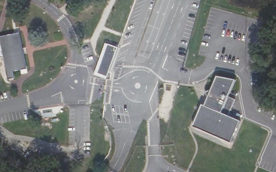 Vue aérienne du Avenue Georges Boillot