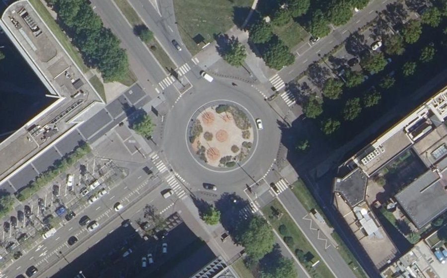 Vue aérienne du Place des Yvelines - Jehan Despert