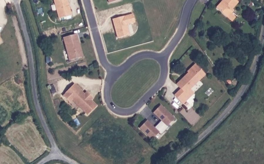 Vue aérienne du Rue Gilbert Billeau