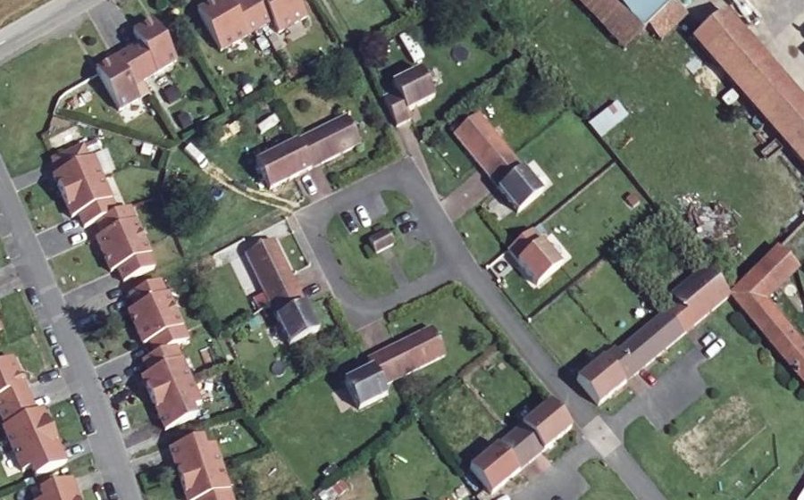 Vue aérienne du Rue de l'Esplanade