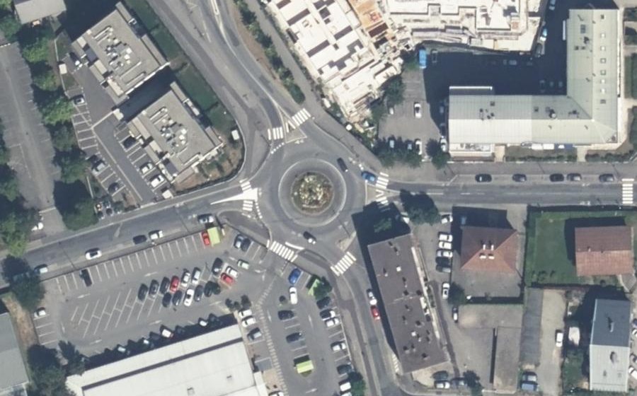 Vue aérienne du Avenue Paul Béchet