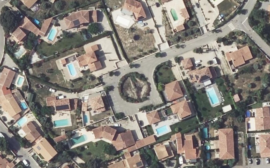 Vue aérienne du Rue des Tappes