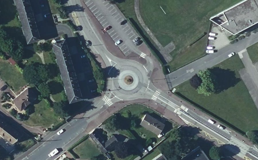 Vue aérienne du Rue Pierre Corneille