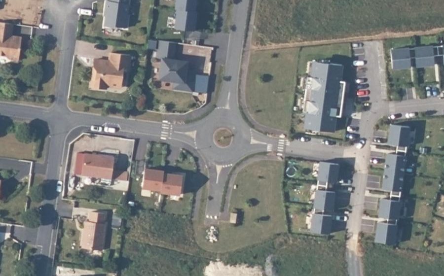 Vue aérienne du Rue Michel Bodart