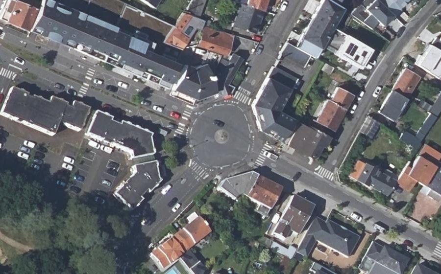 Vue aérienne du Place de la Liberté
