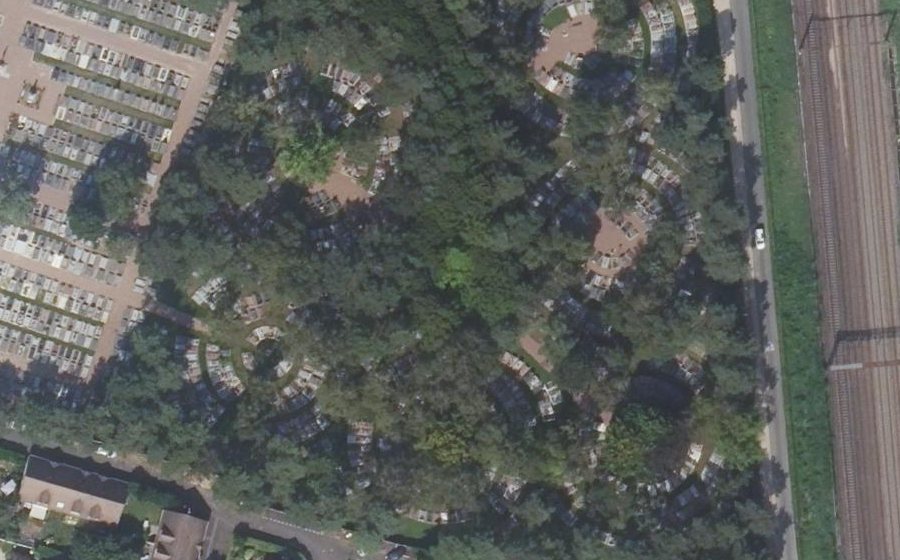 Vue aérienne du Rond-point anonyme n°1218816986