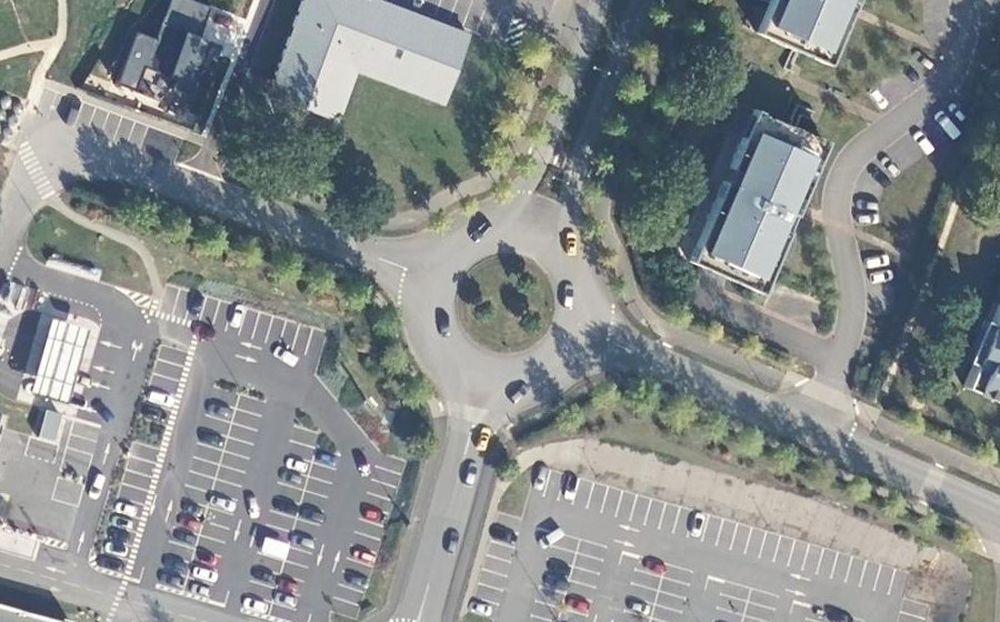 Vue aérienne du Avenue de la Bretonnière