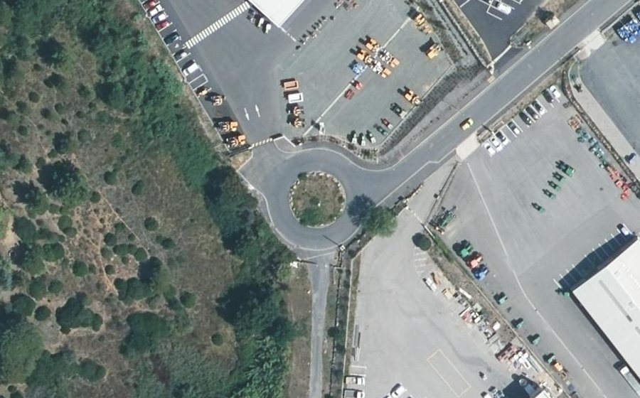 Vue aérienne du Rue de l'Artisanat