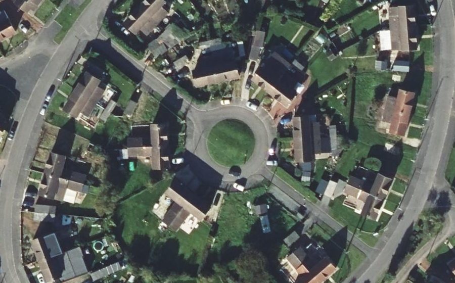 Vue aérienne du Rond-Point