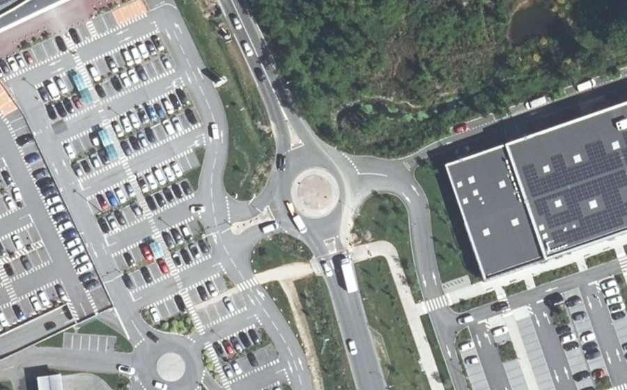 Vue aérienne du Boulevard de la Brière