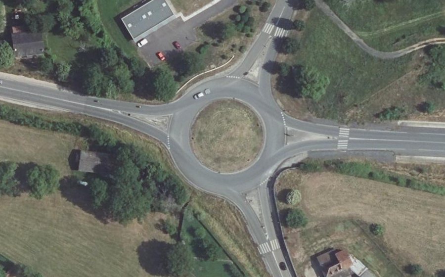 Vue aérienne du Le Chantier