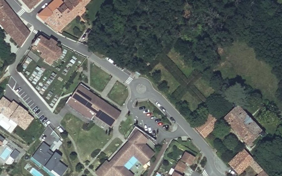 Vue aérienne du Grande Rue de la Mairie
