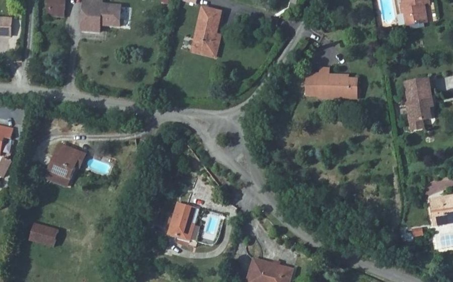 Vue aérienne du Rond-point anonyme n°1229127291