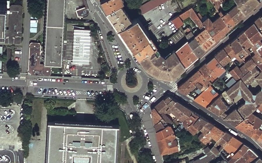Vue aérienne du Place Saint-Julien