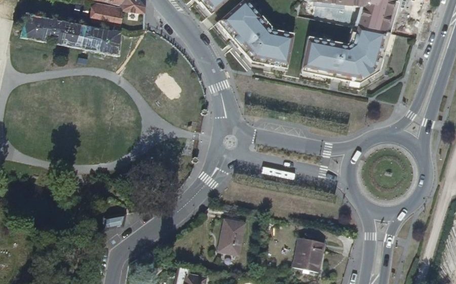 Vue aérienne du Rue Michel Bléré