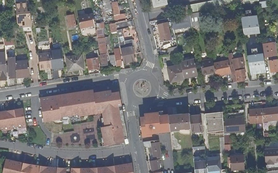 Vue aérienne du Place Saint-Martin