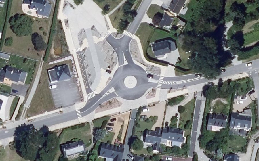 Vue aérienne du Route de Sarzeau