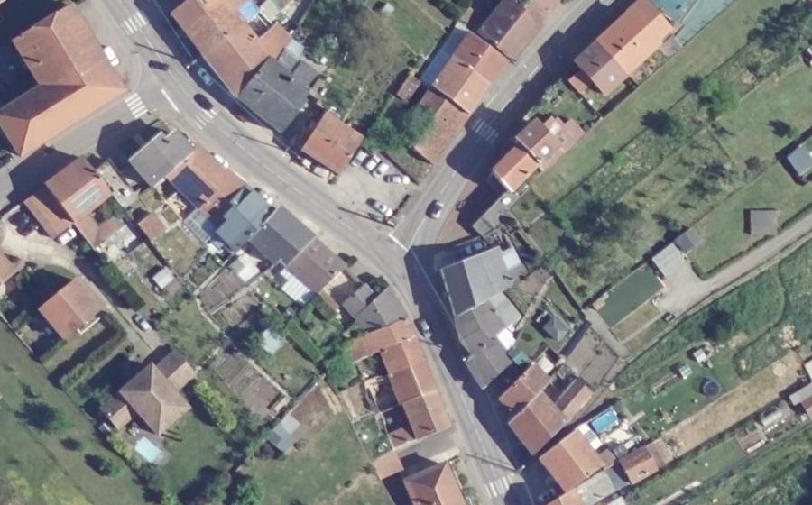 Vue aérienne du Rue de Boulay