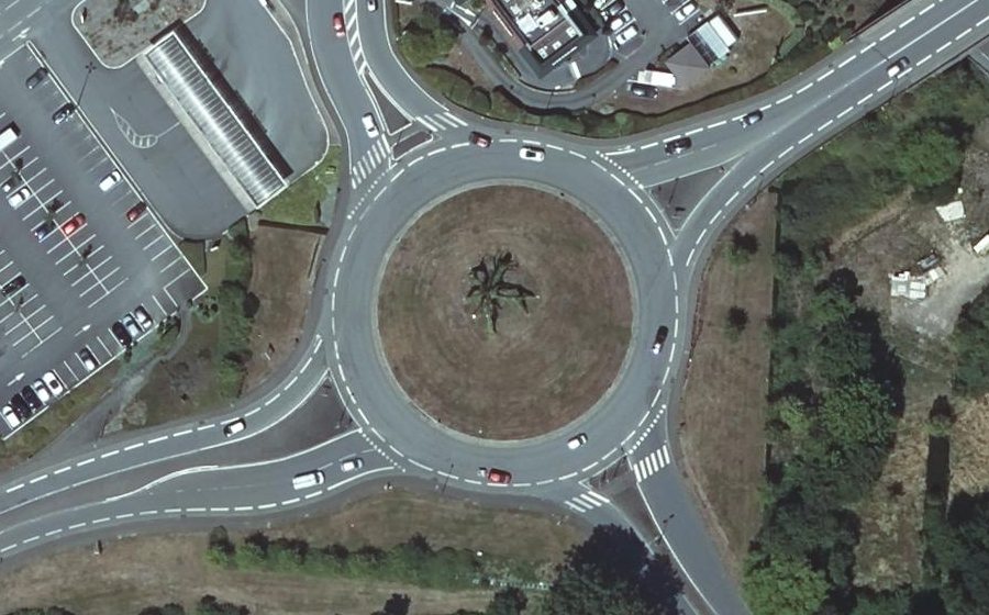 Vue aérienne du Rue de Bonnétable