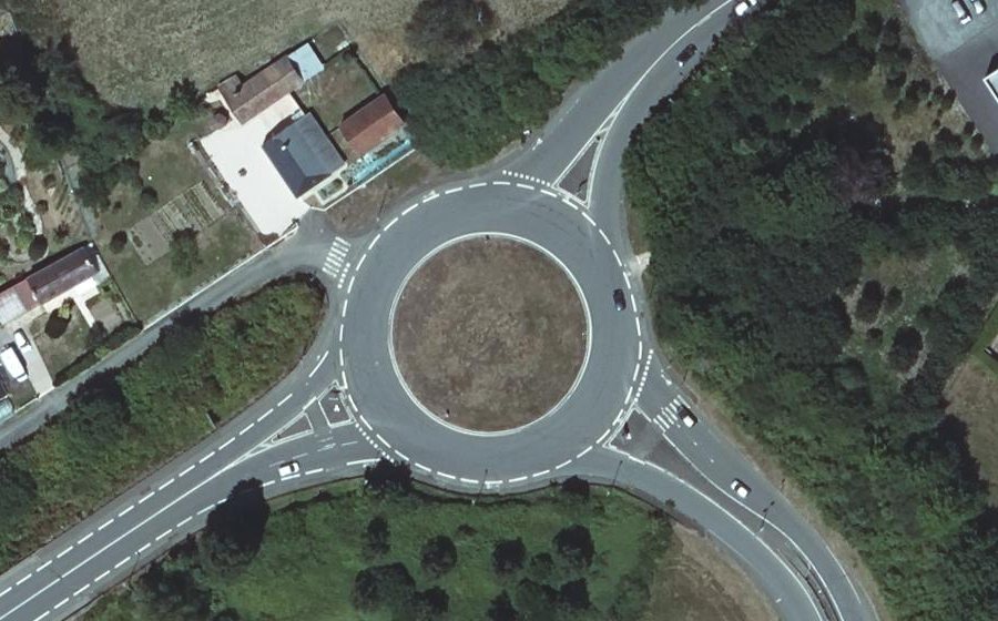 Vue aérienne du Route de Bonnétable
