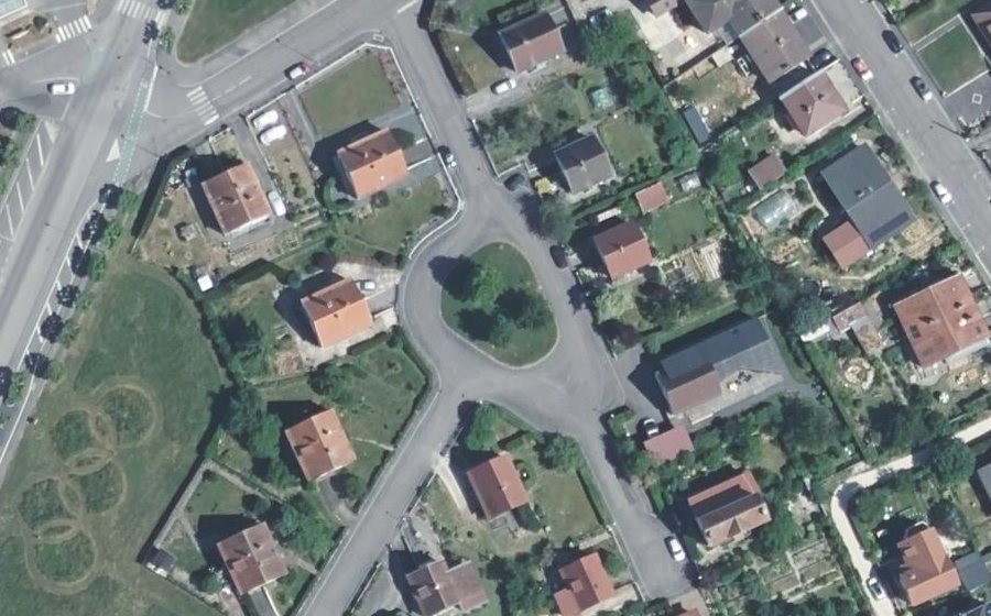 Vue aérienne du Rue Robert Schuman