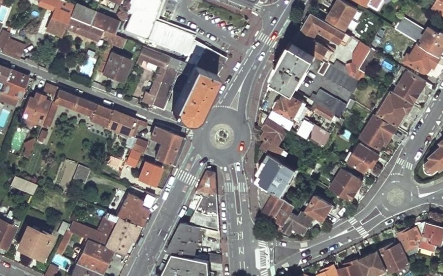 Vue aérienne du Rond-Point du 21 Septembre