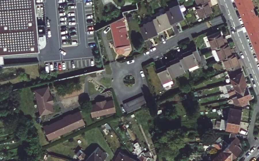 Vue aérienne du Impasse des Mimosas