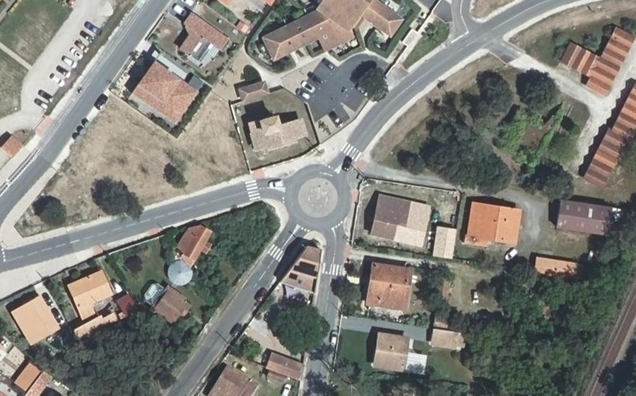 Vue aérienne du Avenue de l'Europe