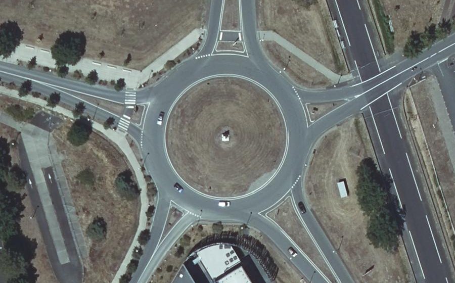 Vue aérienne du Giratoire d'Antares