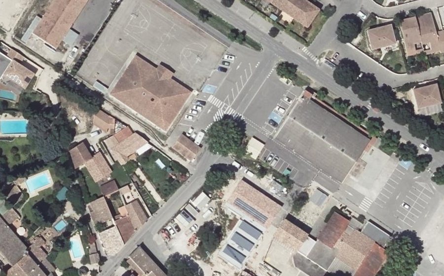 Vue aérienne du Rue Robespierre