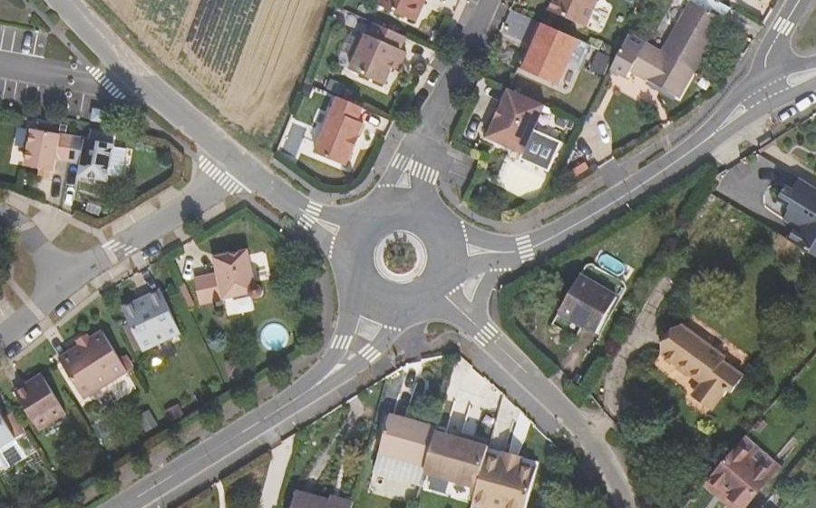 Vue aérienne du Grande Rue