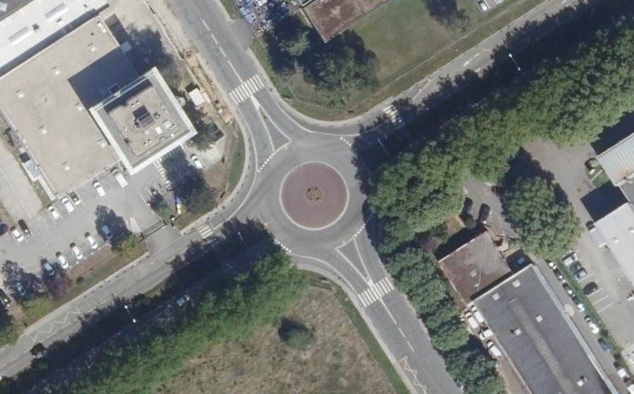 Vue aérienne du Avenue Roger Hennequin