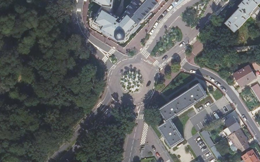 Vue aérienne du Place Charles de Gaulle