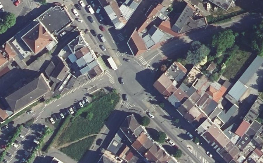 Vue aérienne du Avenue Anatole France