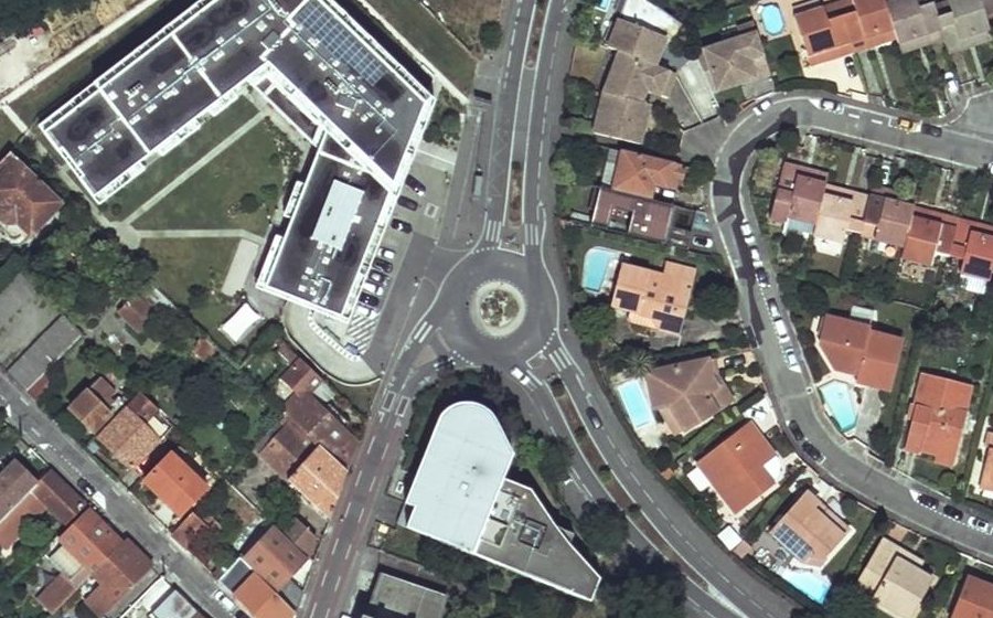 Vue aérienne du Chemin de Lapujade