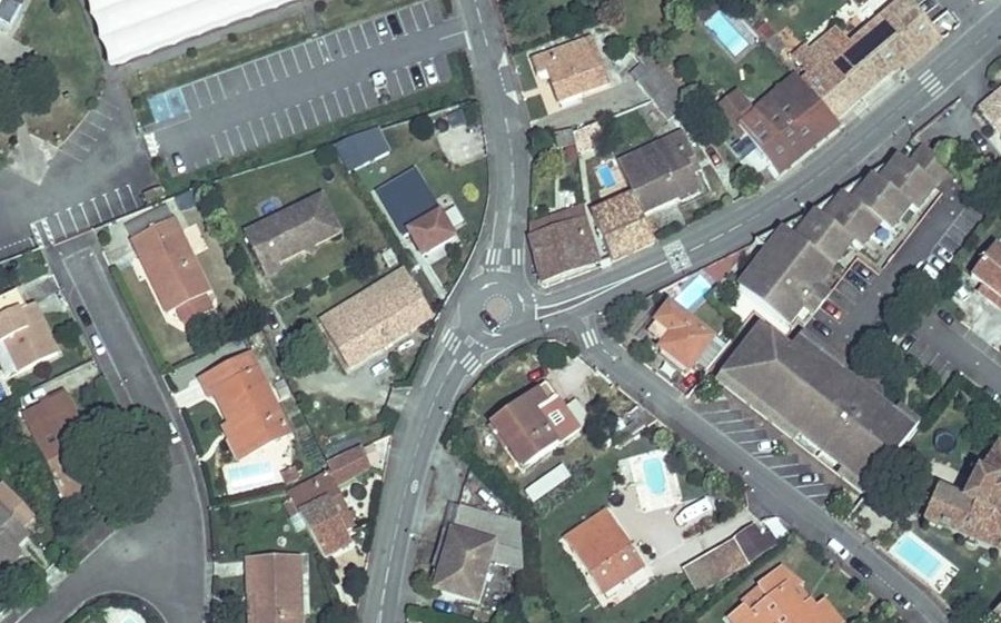 Vue aérienne du Rue du Vieux Moulin
