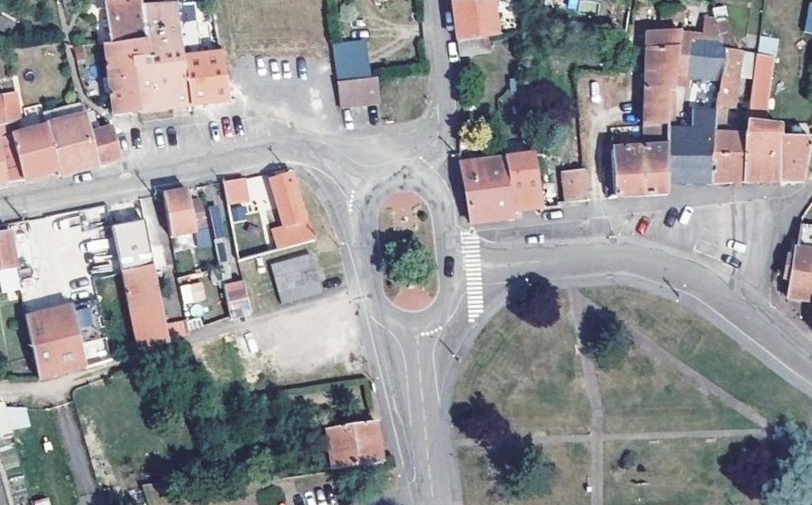 Vue aérienne de la Place de la Liberté