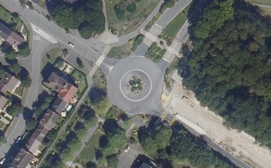 Vue aérienne du Seuil de Maurepas