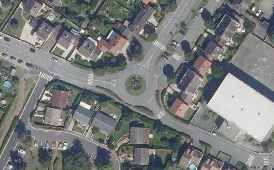 Vue aérienne du Place de Penmarc'h