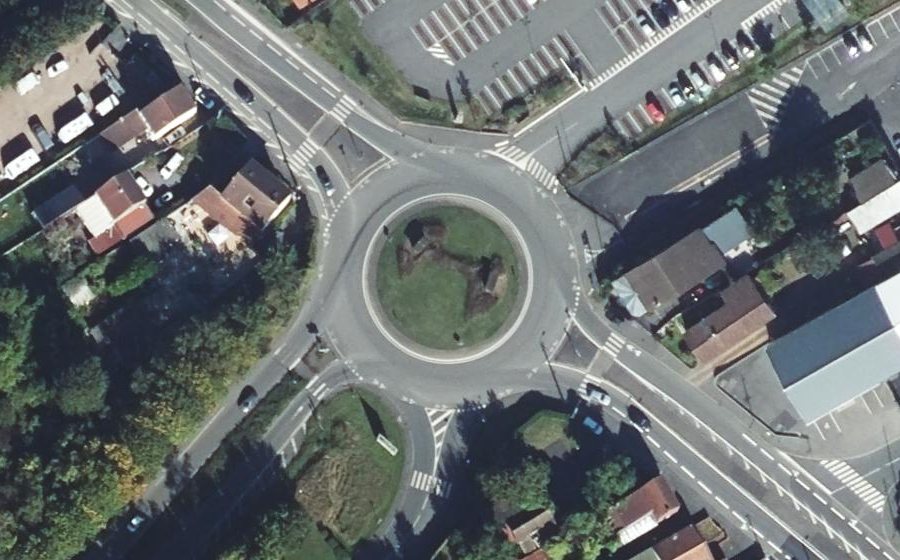 Vue aérienne du Route de Béthune
