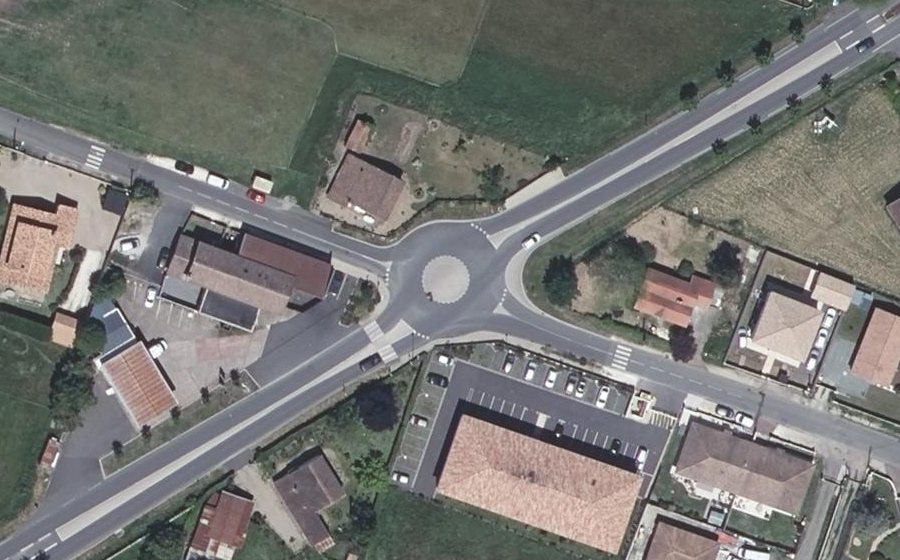 Vue aérienne du Route de Bordeaux