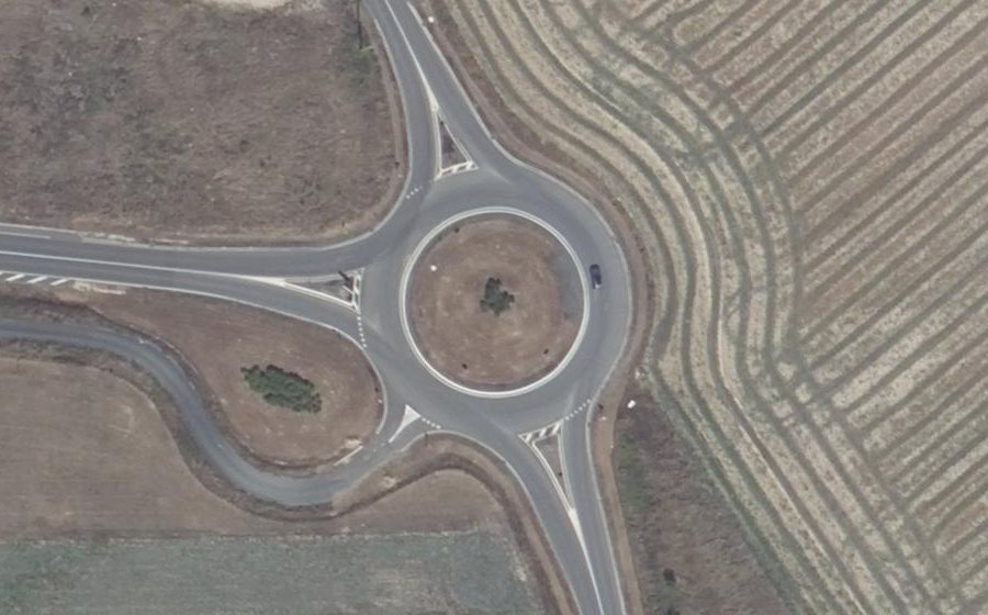 Vue aérienne du Route des 4 Vents