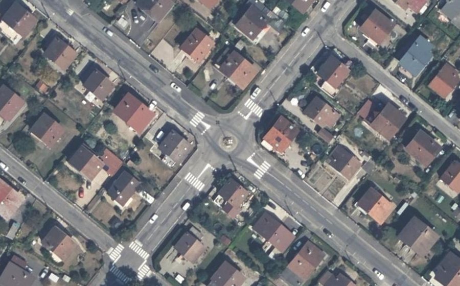 Vue aérienne du Avenue des Lacs