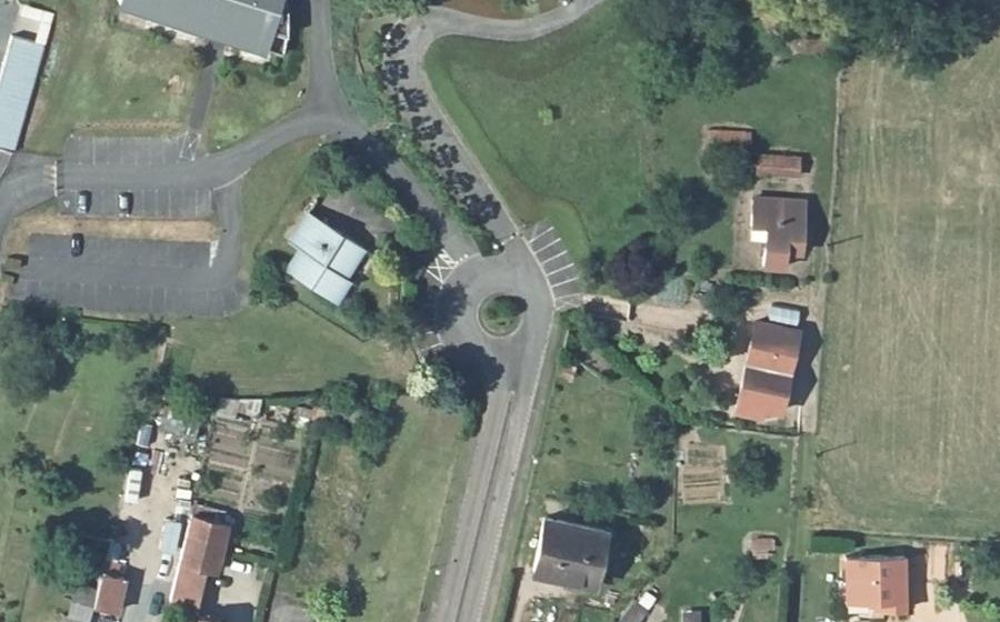 Vue aérienne du Rue Werner Heisenberg