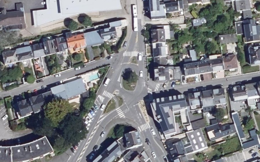 Vue aérienne du Avenue du Général de Gaulle