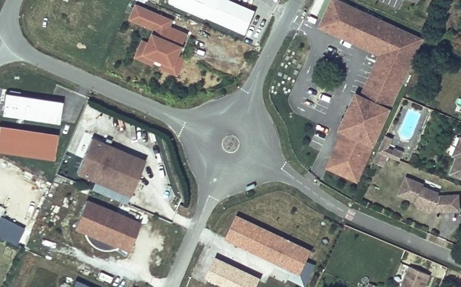Vue aérienne du Chemin du Parc