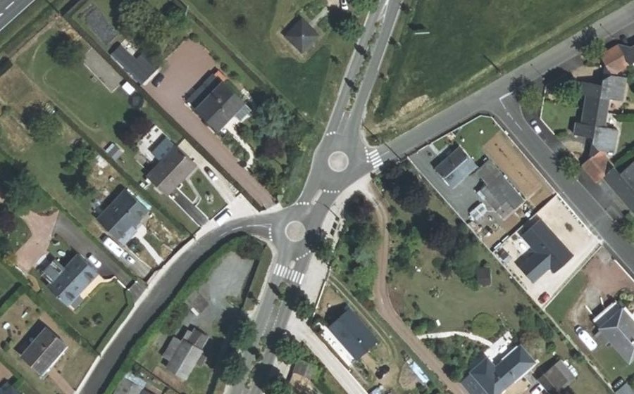 Vue aérienne du Boulevard Pasteur