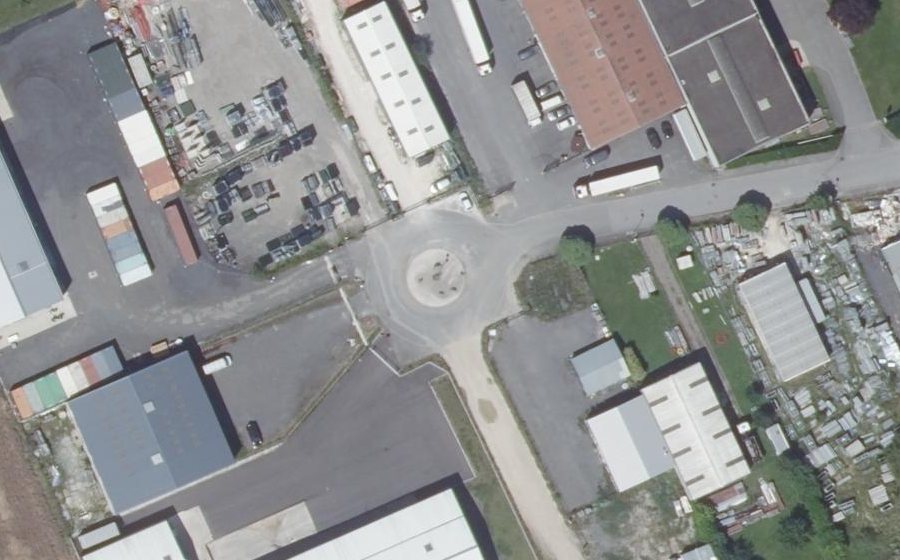 Vue aérienne du Rue de la Noëlle