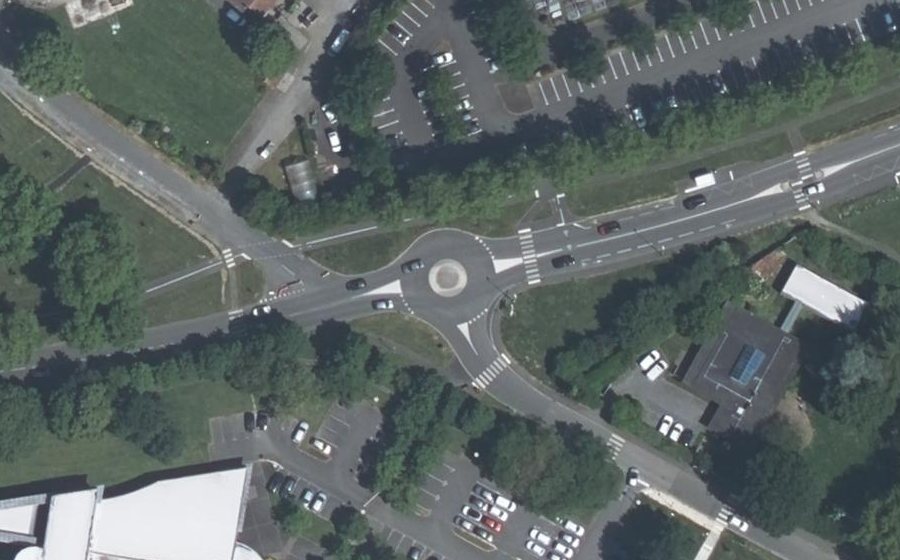 Vue aérienne du Boulevard Pierre Lecoq